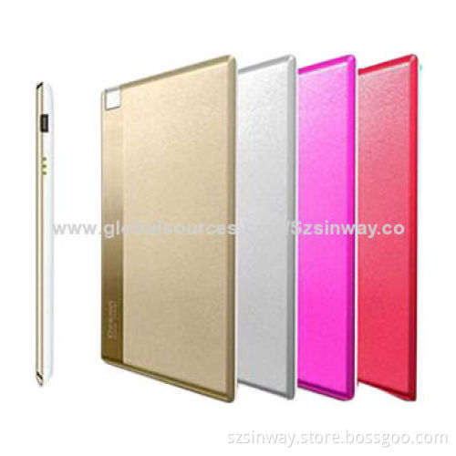 1,800mAh Delicate Casing Super Thin New Battery Power Banks, Easy to Carry in WalletNew